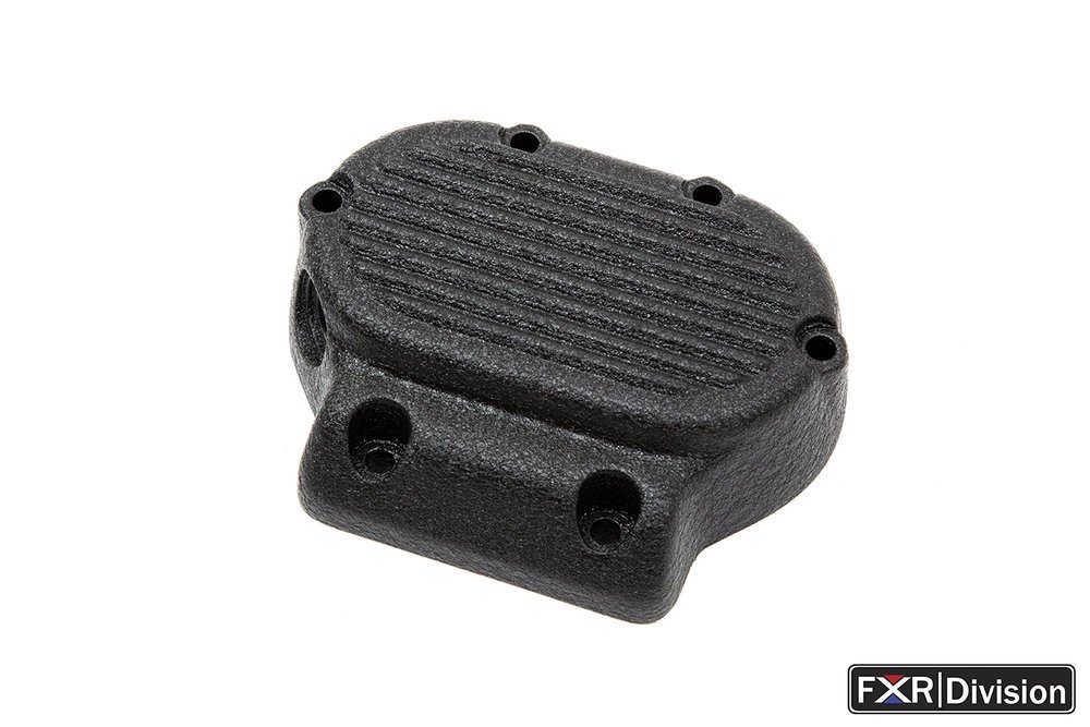 FXR TRANSMISSION SIDE COVER FOR 87-94 - CHROME, GLOSS OR WRINKLE